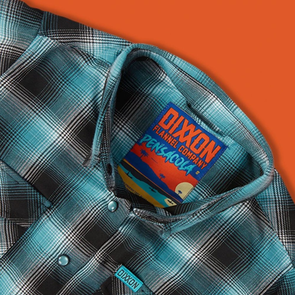 Dixxon Flannel Pensacola Blue Like New